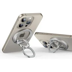 ESR HaloLock Ring Stand - Natural Titanium